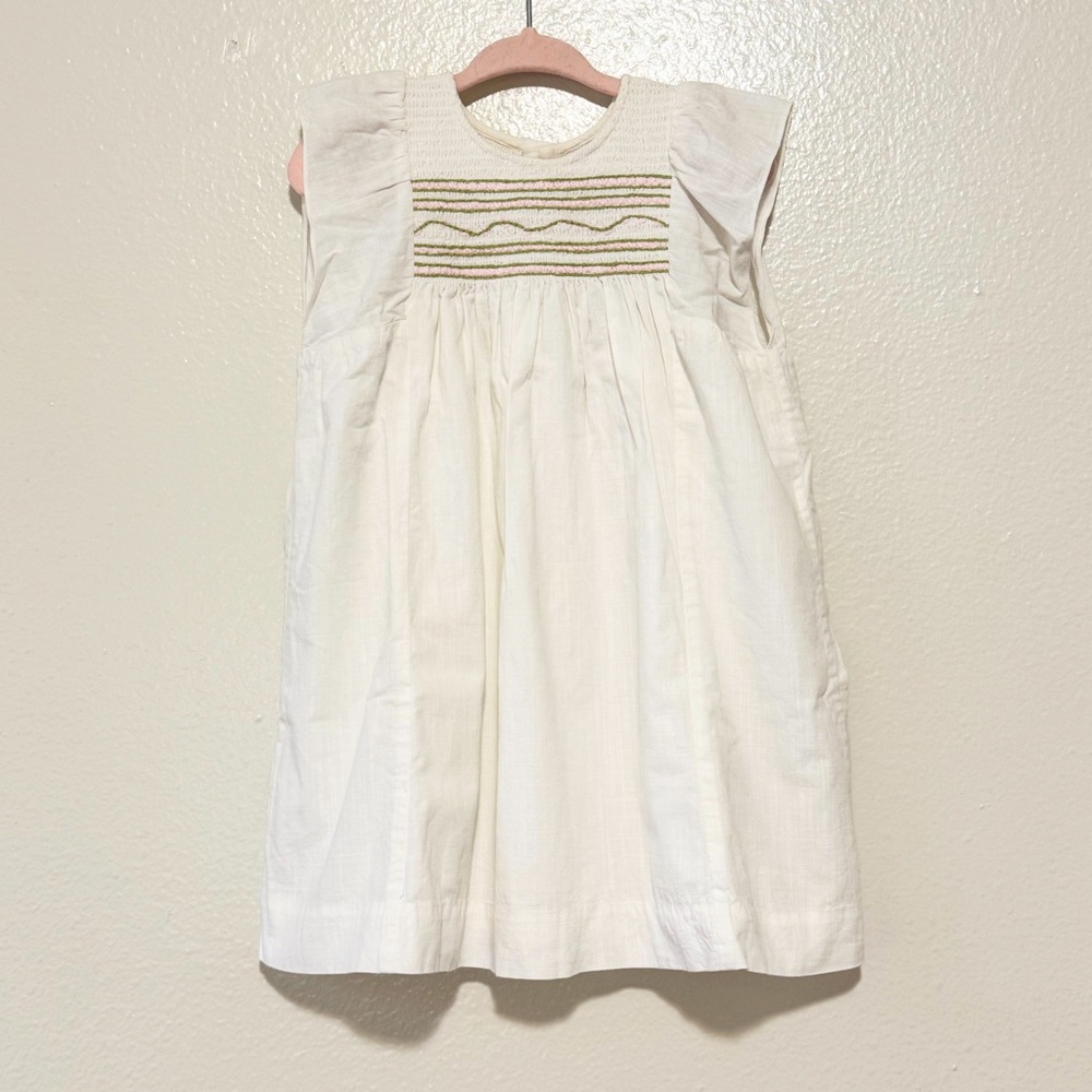 Bonpoint girl's smocked dress with original dust bag 3A NEW❤️